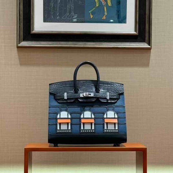 Hermès birkin20 “Maison Four Courtyard” Colors: Daylight, Night, Midnight, First Snow