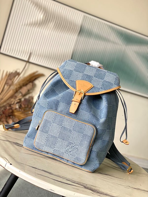 루이비통 데님 몽수리 캔버스 다미에 백팩 [매장가 524만원대]