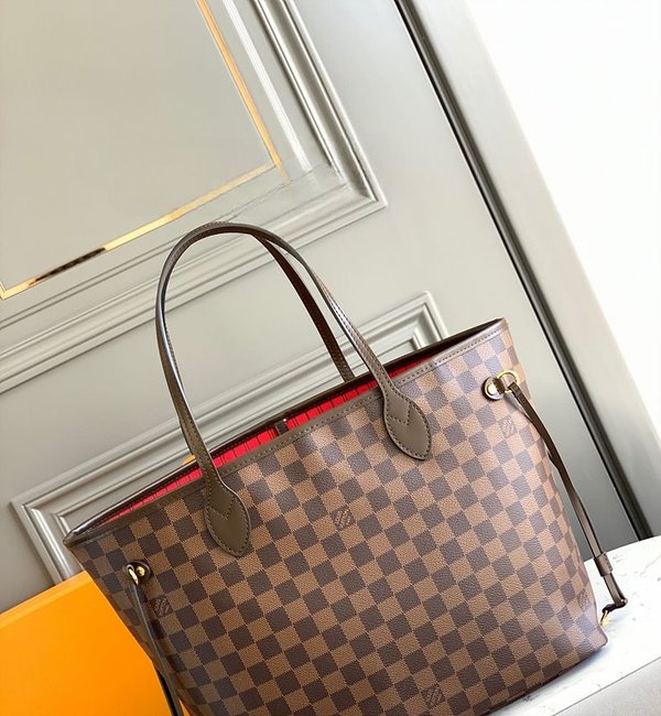 루이비통 네버풀 MM 다미에 에벤 쎄리즈 레드 [매장가 250만원대]