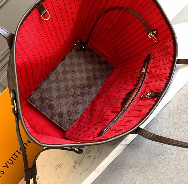 루이비통 네버풀 MM 다미에 에벤 쎄리즈 레드 [매장가 250만원대]