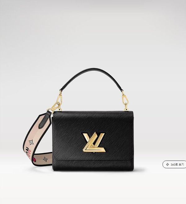 루이비통 트위스트 MM 블랙 스트랩베이지 [매장가 600만원대]