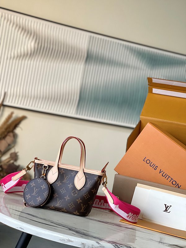 루이비통 네버풀 BB 모노그램 로즈스트랩 [매장가 330만원대]