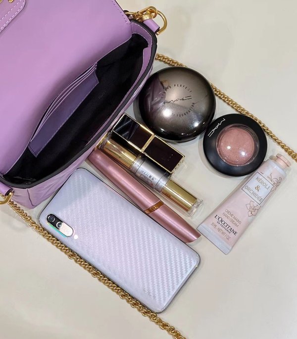 펜디 Fendi 바게트 미니 체인 백 / 퍼플 [매장가320만원대]