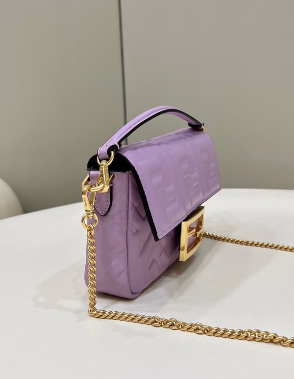 펜디 Fendi 바게트 미니 체인 백 / 퍼플 [매장가320만원대]
