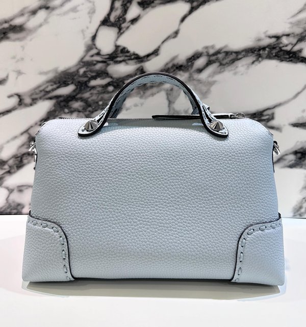 펜디 Fendi By The Way 미디엄 탑 핸들 백 / 블루스티치 [370만원대]