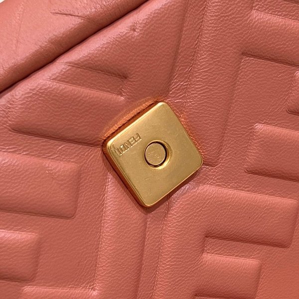 펜디 바게트 미니 체인 백 / 핑크레드 [매장가320만원대]