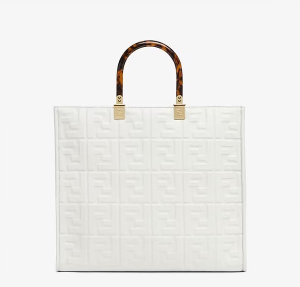 펜디 선샤인 미디엄 화이트 패턴 [매장가 440만원대]