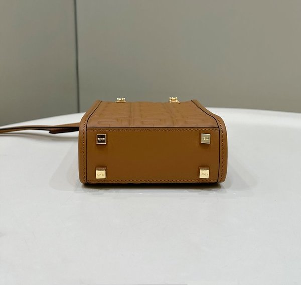 펜디 미니 선샤인 쇼퍼백 FF모티프 브라운 [매장가 260만원대]