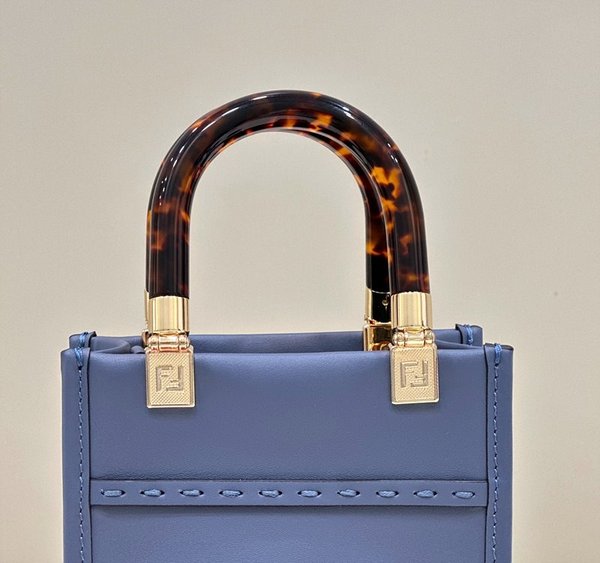 펜디 미니 선샤인 쇼퍼백 블루 [매장가 230만원대]