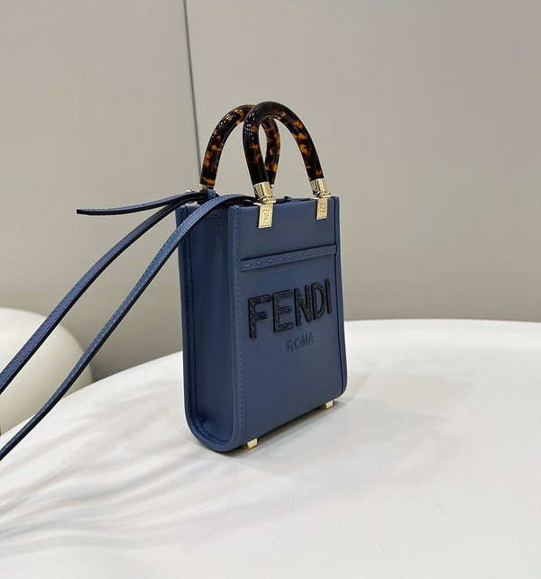 펜디 미니 선샤인 쇼퍼백 블루 [매장가 230만원대]