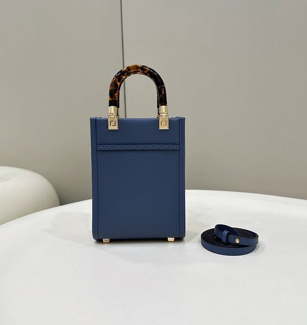 펜디 미니 선샤인 쇼퍼백 블루 [매장가 230만원대]