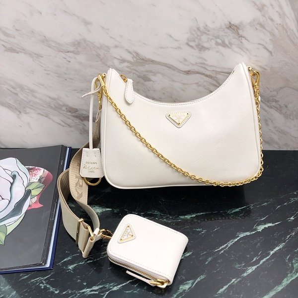 프라다 리에디션 가죽 숄더백 [매장가 320만원대]