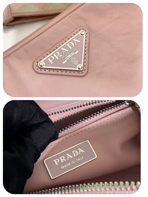 프라다 나파 앤티크 가죽 멀티 포켓 숄더백 [매장가 460만원대]