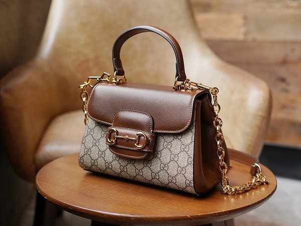 구찌 홀스빗 1955 탑 핸들백 [매장가 410만원대]