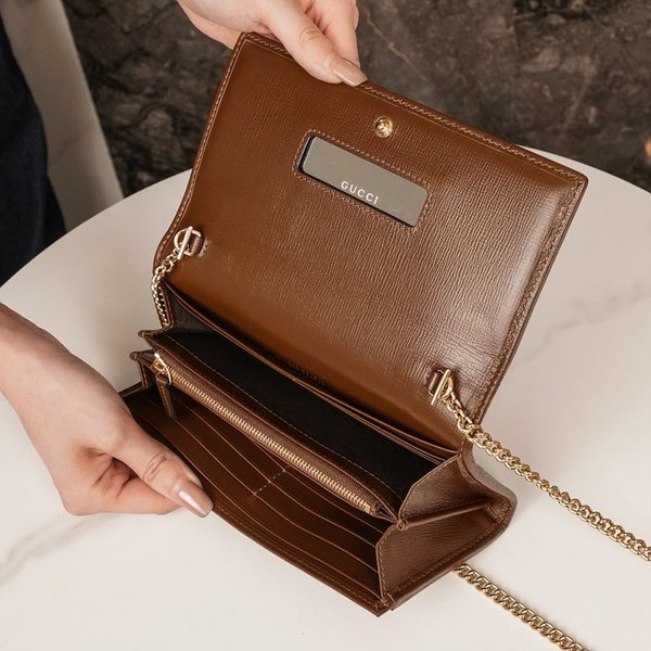 구찌 홀스빗 1955 체인 지갑 [매장가 146만원대]