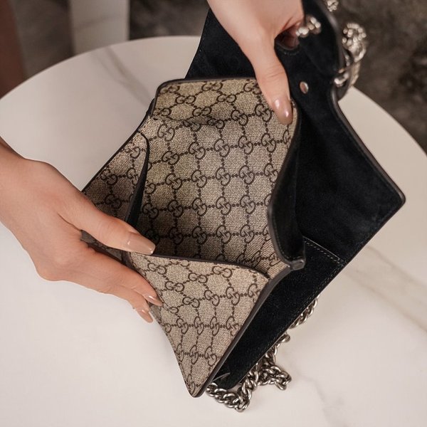 구찌 디오니서스 GG 수프림 캔버스 미니 숄더백 [매장가 330만원대]