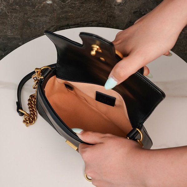 구찌 GG 마몽 미니 탑 핸들백 [매장가 320만원대]