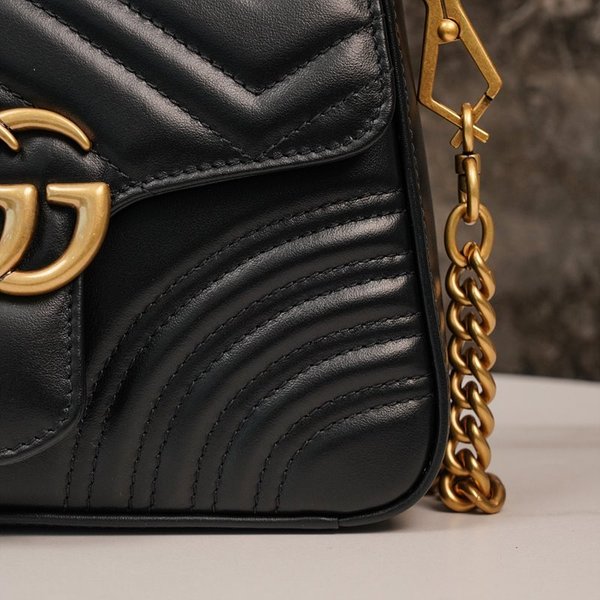 구찌 GG 마몽 미니 탑 핸들백 [매장가 320만원대]