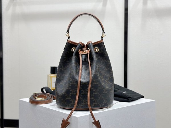 셀린느 클라라백 트리옹프 캔버스 & 카프스킨 탠 [매장가 305만원대]