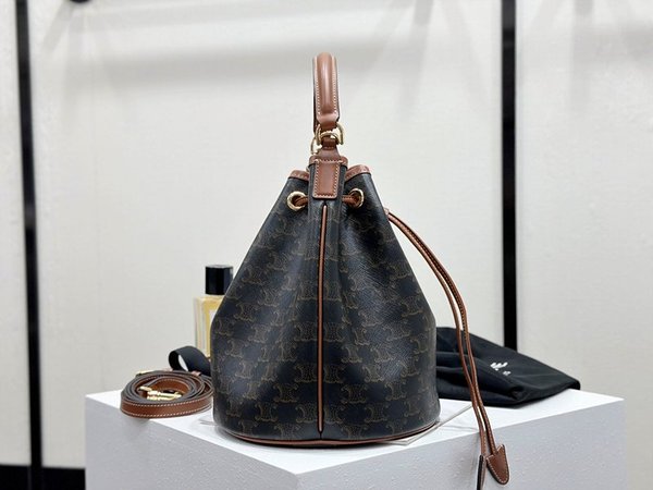 셀린느 클라라백 트리옹프 캔버스 & 카프스킨 탠 [매장가 305만원대]