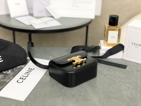 셀린느 미니 클로드 샤이니 카프스킨 블랙 [매장가 185만원대]