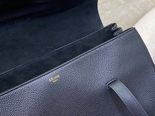 셀린느 틴 소프트 16 미디엄 백 부드러운 카프스킨 블랙 [매장가 430만원대]