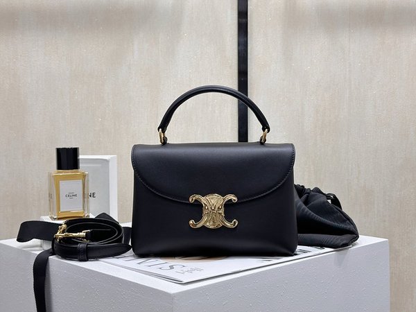 셀린느 틴 니노백 부드러운 새틴 카프스킨 블랙 [매장가 460만원대]