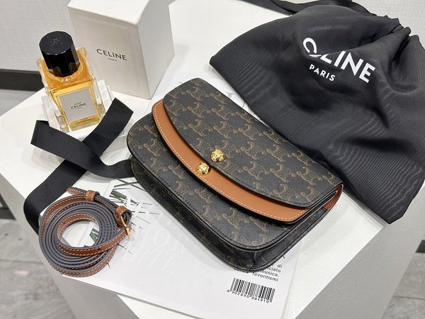 듀오 스트랩 지갑 트리옹프 캔버스 & 카프스킨 [매장가 230만원대]