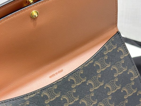 듀오 스트랩 지갑 트리옹프 캔버스 & 카프스킨 [매장가 230만원대]