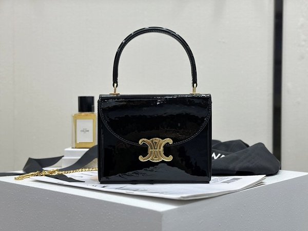 셀린느 스몰 블랑딘 박스 페이던트 카프스킨 블랙 [매장가 400만원대][매장가 400만원대]