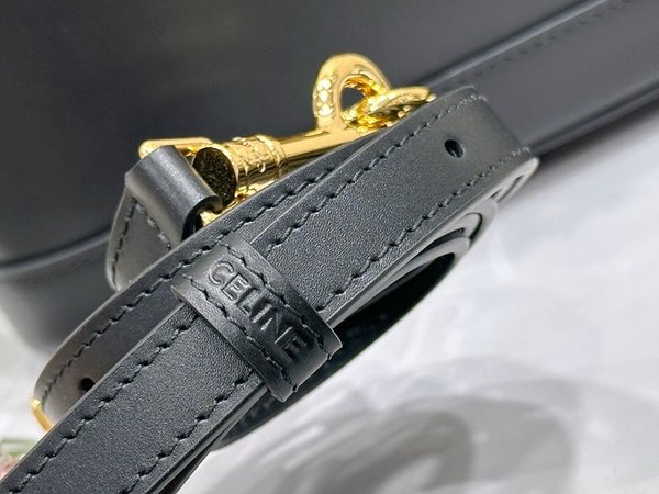 셀린느 사틴 카프스킨 배니티백 블랙 [매장가 300만원대]