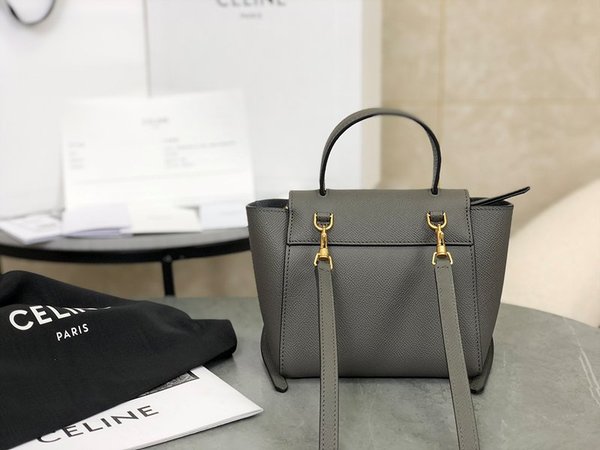 셀린느 피코 벨트백 그레인 카프스킨 그레이 [매장가 250만원대]