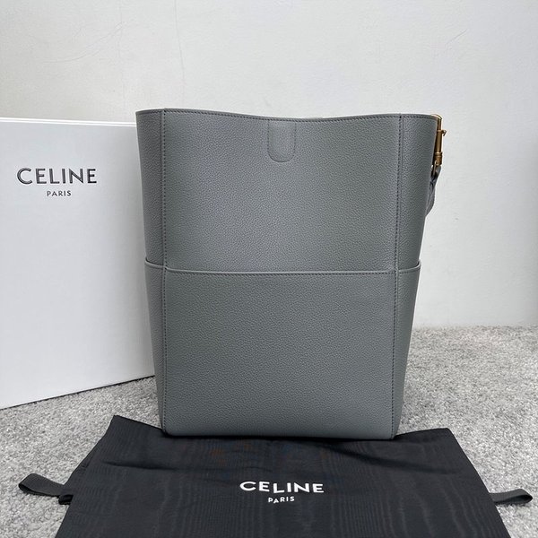 셀린느 싱글 스몰 버킷백 / 그레이 [매장가 335만원대]