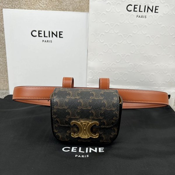 셀린느 트리옹프 벨트백 / 텐 [매장가 215만원대]