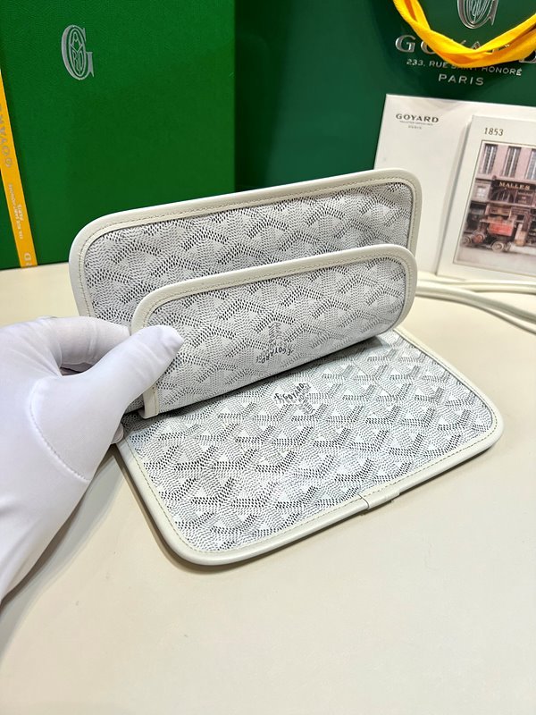 고야드 플뤼메 클러치 지갑/ 화이트