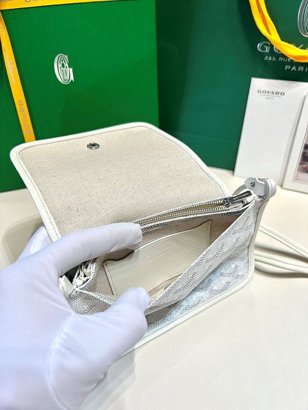 고야드 플뤼메 클러치 지갑/ 화이트