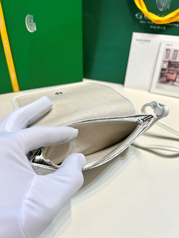 고야드 플뤼메 클러치 지갑/ 화이트