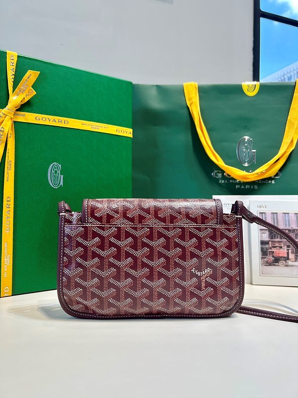 고야드 플뤼메 클러치 지갑/ 버건디