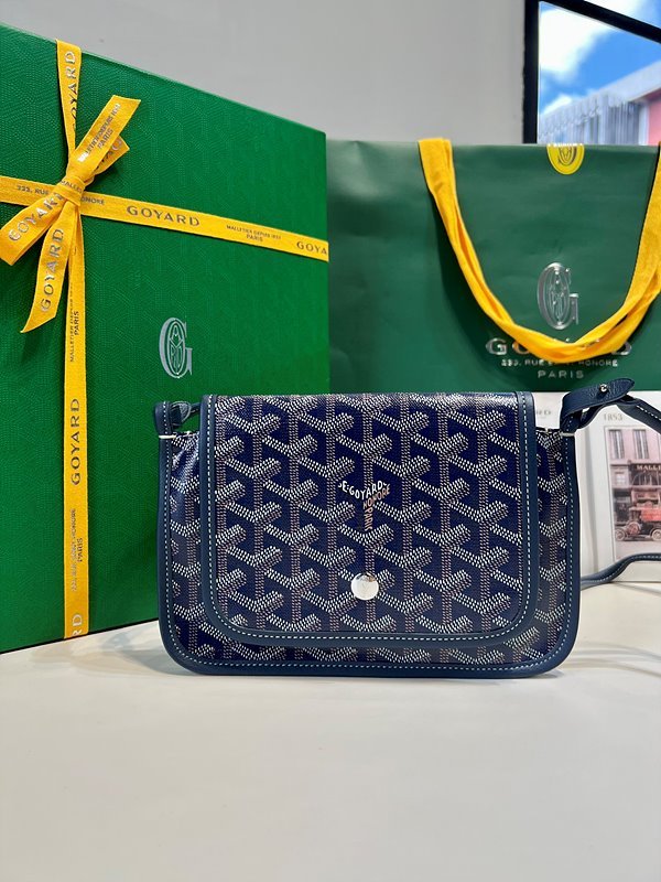 고야드 플뤼메 클러치 지갑/ 네이비