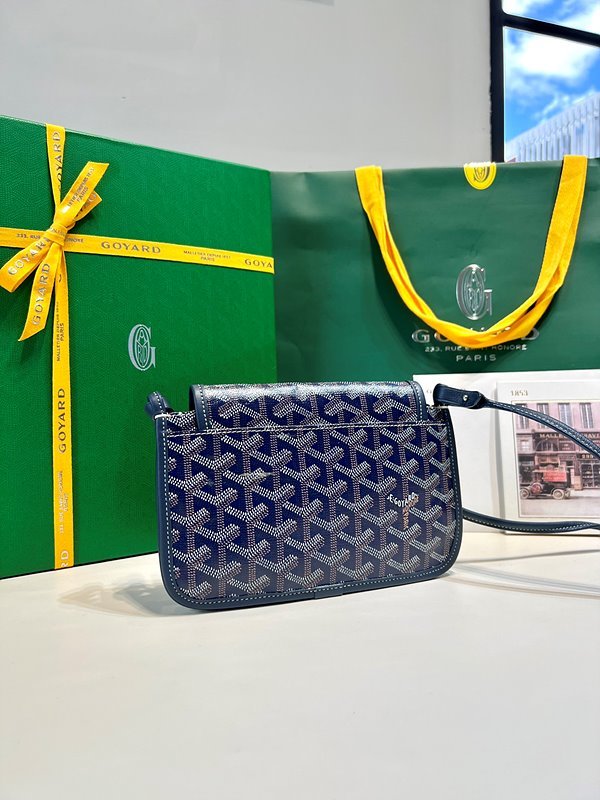 고야드 플뤼메 클러치 지갑/ 네이비