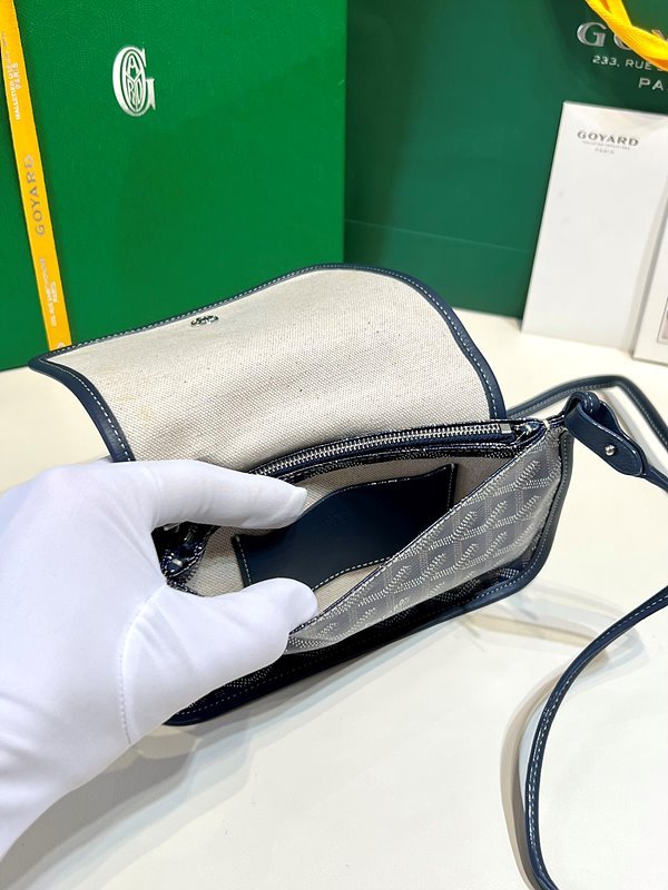 고야드 플뤼메 클러치 지갑/ 네이비