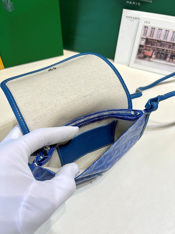 고야드 플뤼메 클러치 지갑/ 스카이블루