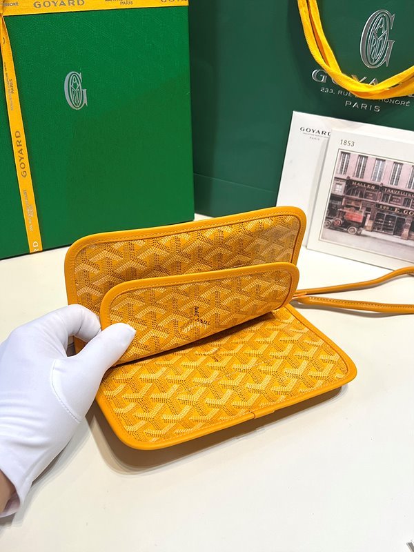 고야드 플뤼메 클러치 지갑/ 옐로우