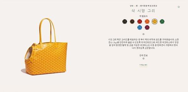 고야드 삭 시앙 그리 [매장가 200만원대]