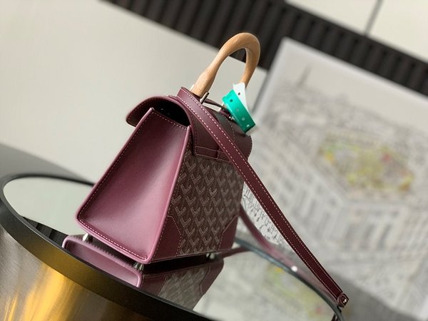 고야드 스트럭쳐 사이공 백 미니 / 버건디 [매장가720만원대]