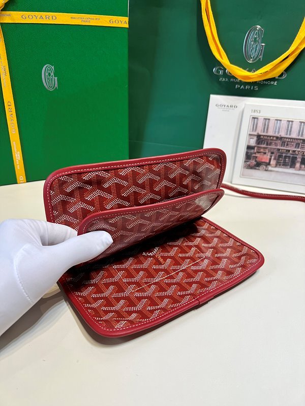 고야드 플뤼메 클러치 지갑/ 레드