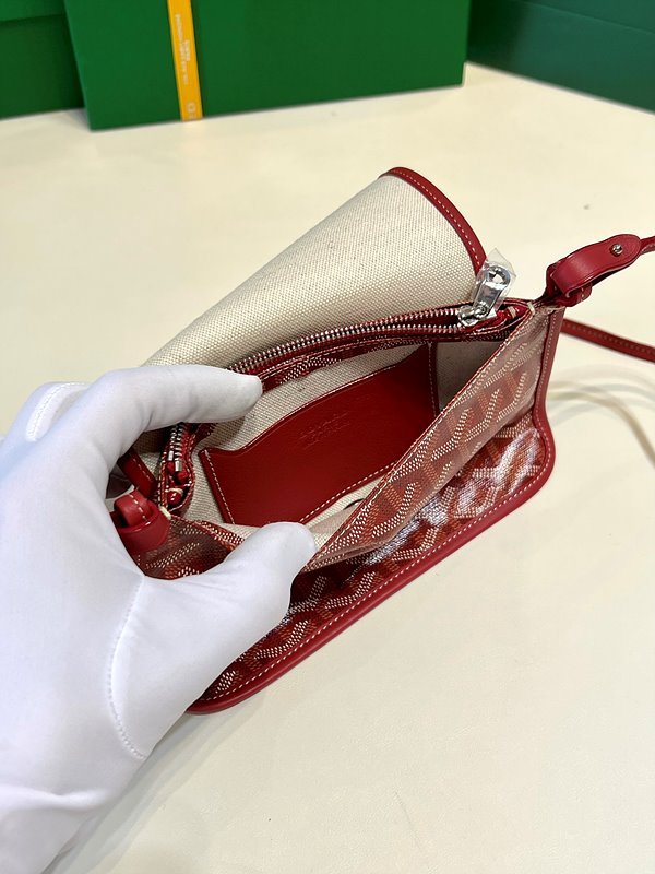 고야드 플뤼메 클러치 지갑/ 레드