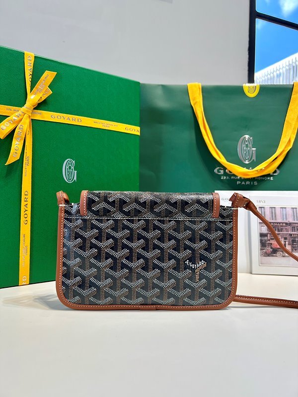 고야드 플뤼메 클러치 지갑/ 블랙블랙탄