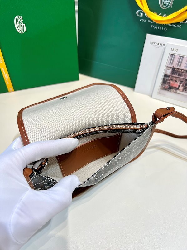 고야드 플뤼메 클러치 지갑/ 블랙블랙탄