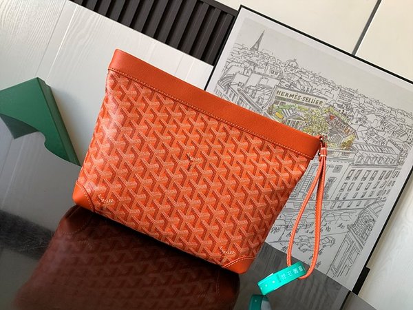 고야드 콘티 파우치/ 오렌지